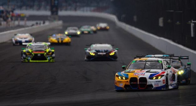 #96: Turner Motorsport, BMW M4 GT3 EVO, GTD: Patrick Gallagher, Robby Foley