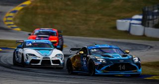 #14: Circle H Racing, Aston Martin Vantage AMR GT4 Evo, GS: Thomas Merrill, Martin Sarukhanyan