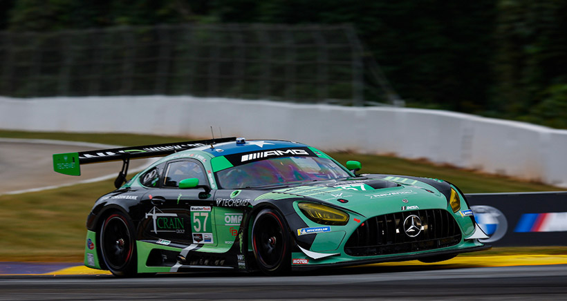 #57: WINWARD RACING, Mercedes-AMG GT3, GTD: Russell Ward, Philip Ellis, Indy Dontje