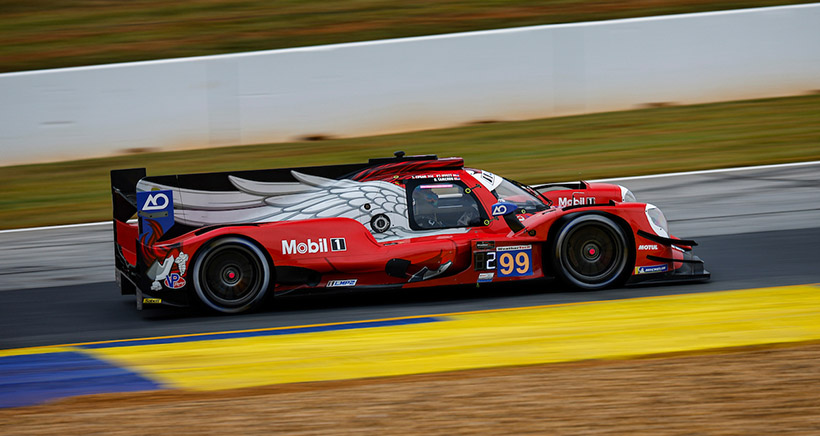 #99: AO Racing, ORECA LMP2 07, LMP2: PJ Hyett, Dane Cameron, Jonny Edgar