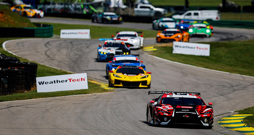 #9: Pfaff Motorsports, Lamborghini Huracan GT3 EVO2, GTD Pro: Andrea Caldarelli, Sandy Mitchell