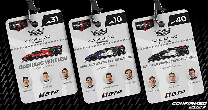 Trio of Cadillac Racing GTP Cars Confirmed for 2027 IMSA Season