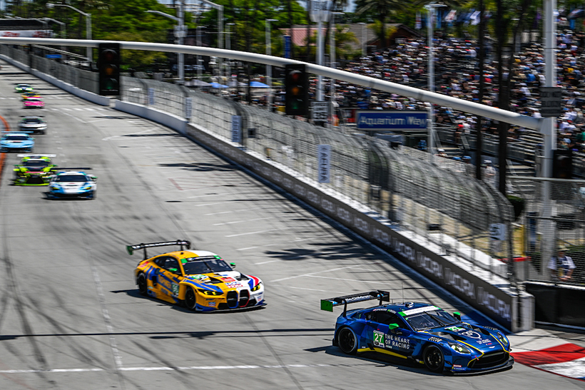 #27: Heart of Racing Team, Aston Martin Vantage GT3 Evo, GTD: Dudu Barrichello, Spencer Pumpelly