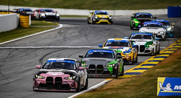 #27: AutoTechnic Racing, BMW M4 GT4 EVO, GS: Austin Krainz, Stevan McAleer